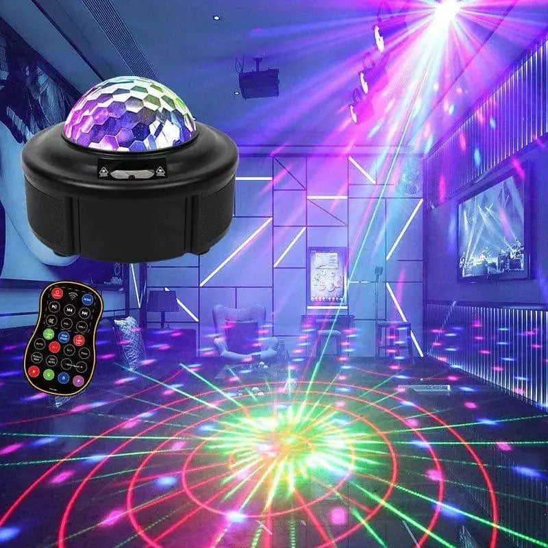 C5 Bluetooth Musik Disco Laser Licht | LED Magic Ball + RG Laser