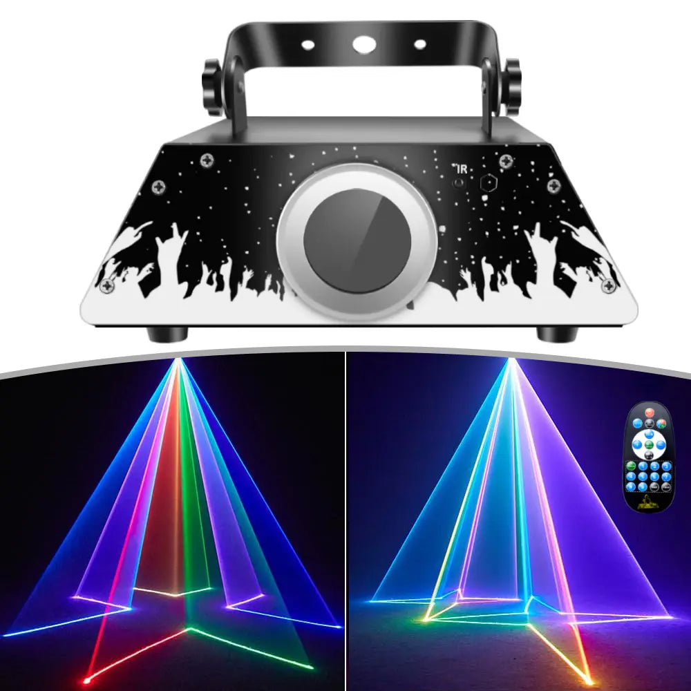T-shaped animation laser light