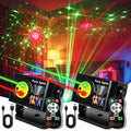 Mini Red & Green Party Lights (2-Pack)