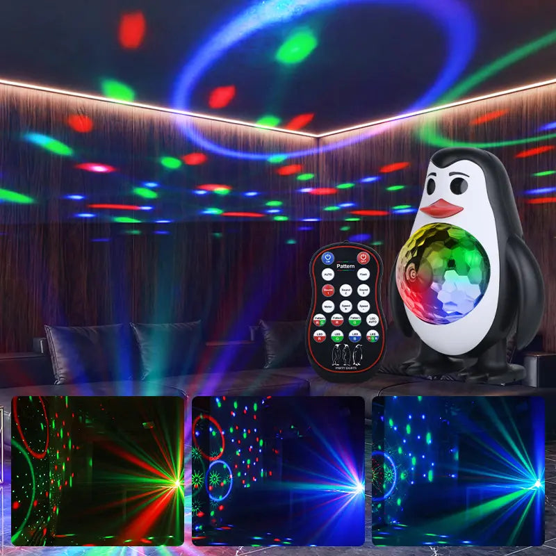 Penguin pattern party light