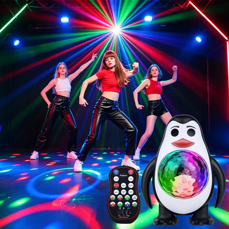 Penguin pattern party light