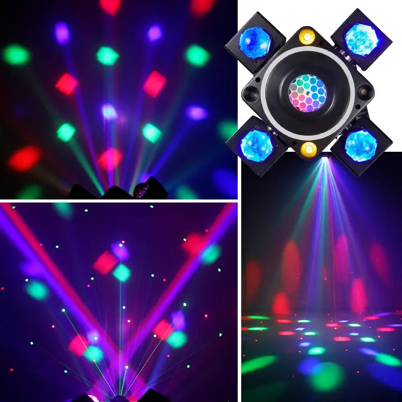 Four Arm Beam Party Lights