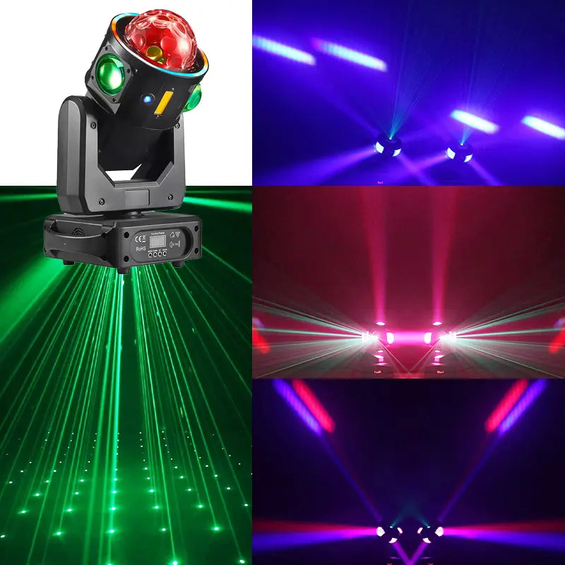 LED Flying Star Hammer Laser Light