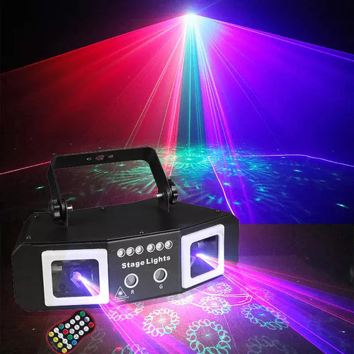 2 in 1 Dual Hole Scanning Strobe  Laser Light-B30