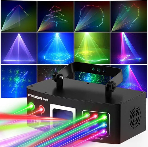 12 hole beam laser light