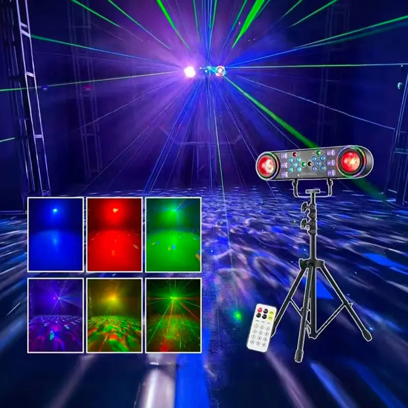7-in-1 laser light with stand