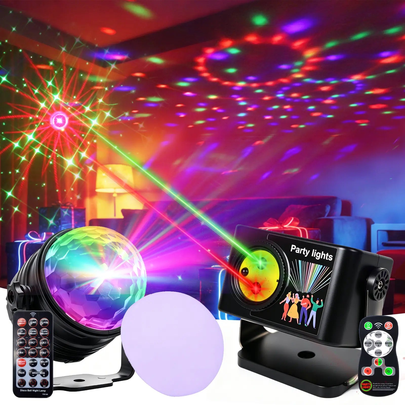 Mini Portable Party Laser Light Kit