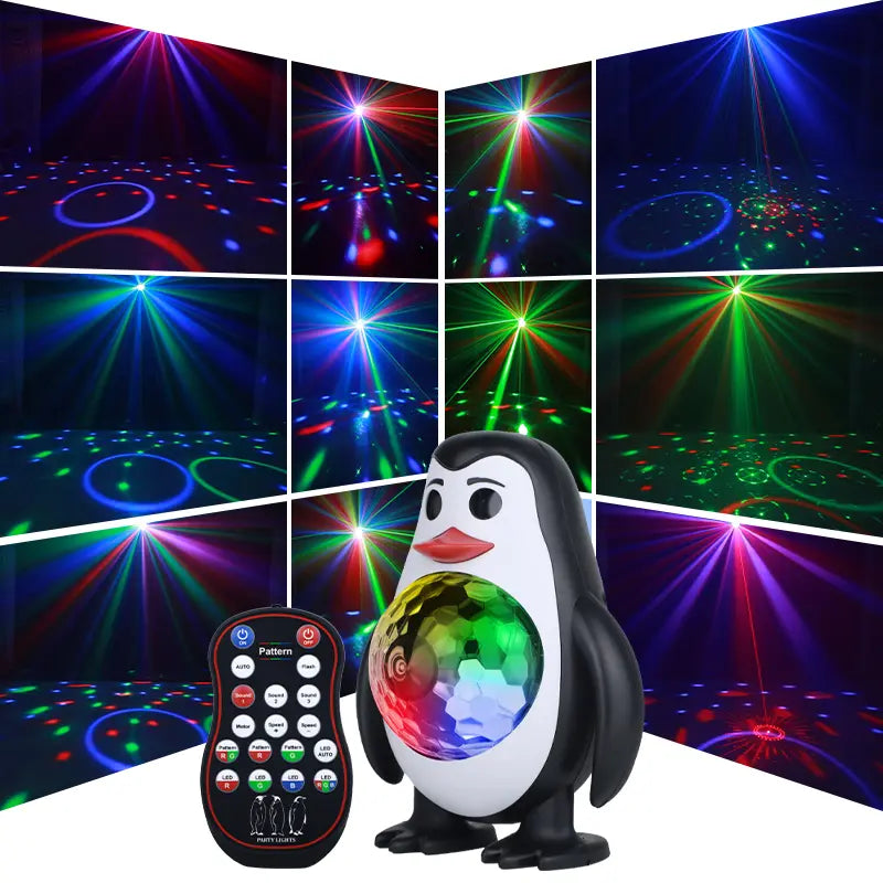 Penguin pattern party light