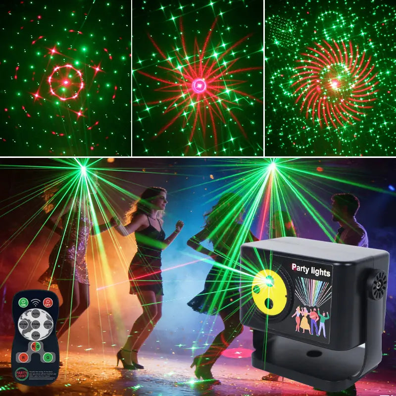 Mini Red Green Party Light
