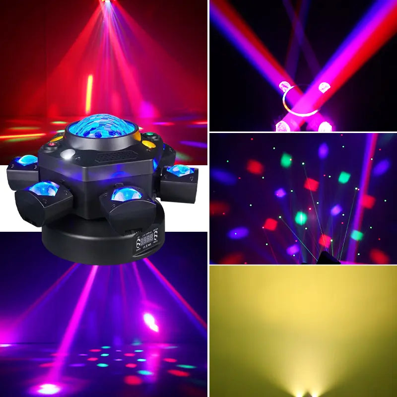 Six Arms Moving Head Stage Light