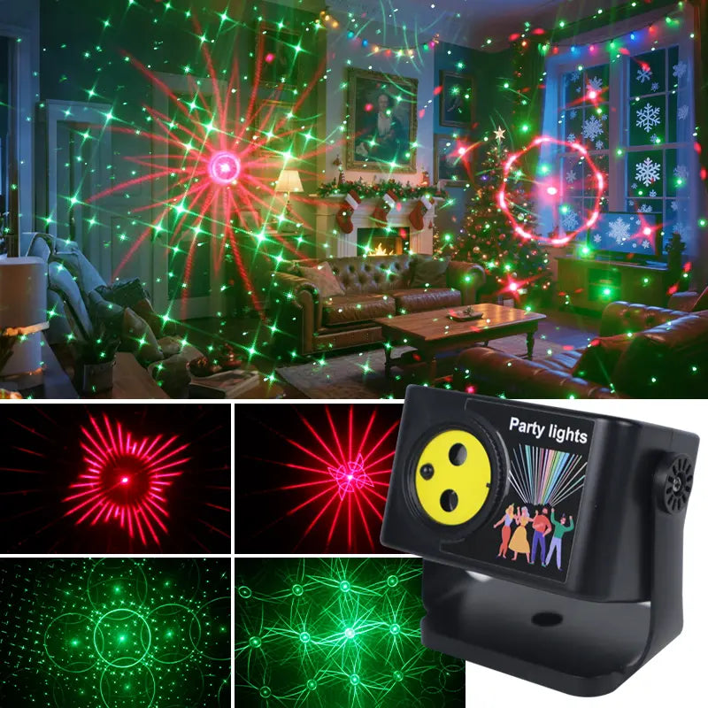 Mini Red Green Party Light