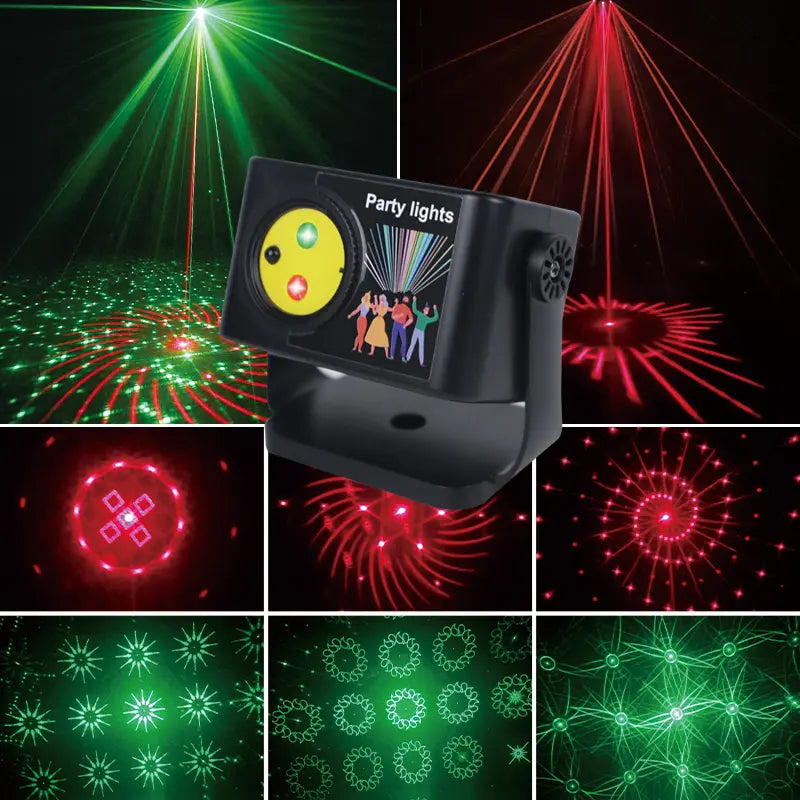 Mini Red Green Party Light