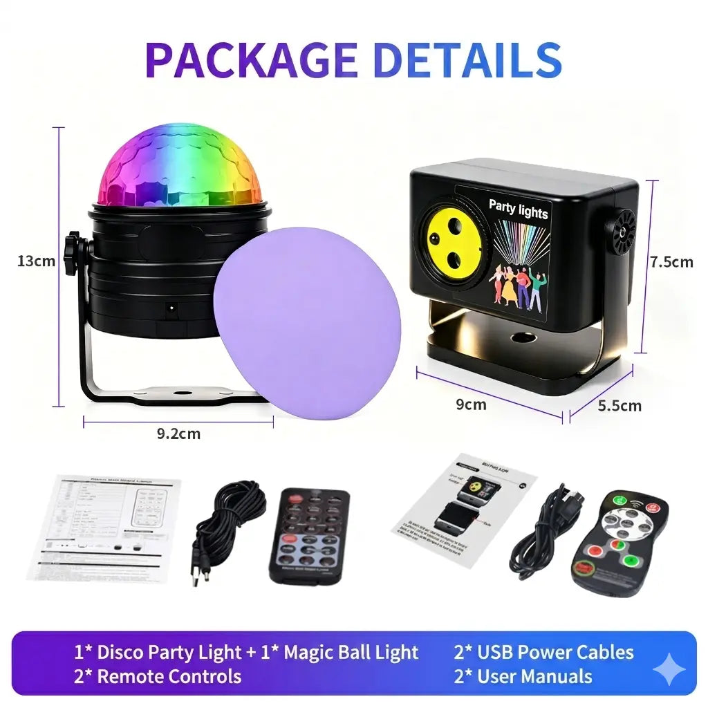 Mini Portable Party Laser Light Kit