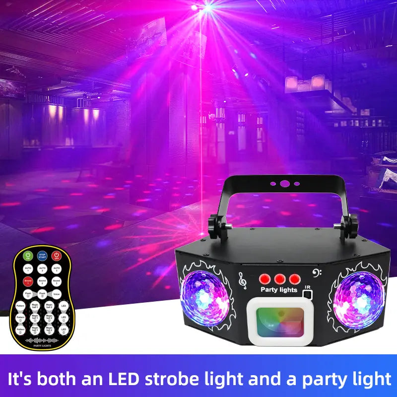 Double-headed magic ball party light