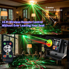 Mini Red & Green Party Lights (2-Pack)