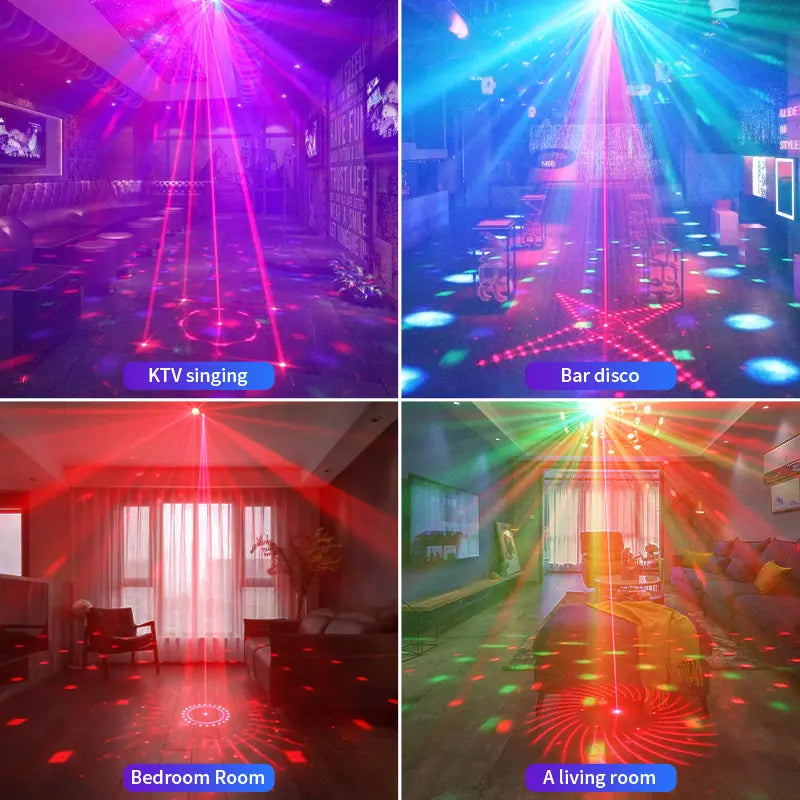 Double-headed magic ball party light