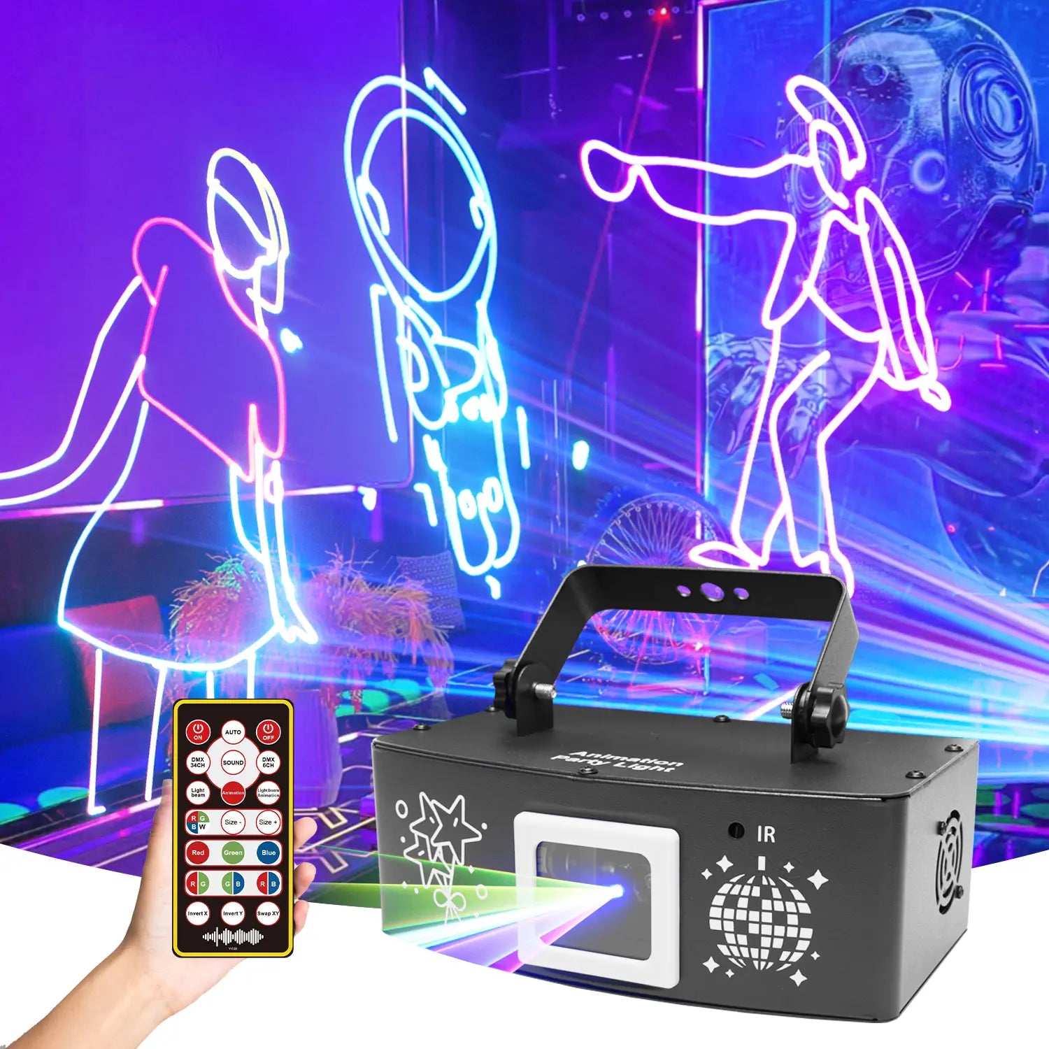 4th generation animation laser light-A24