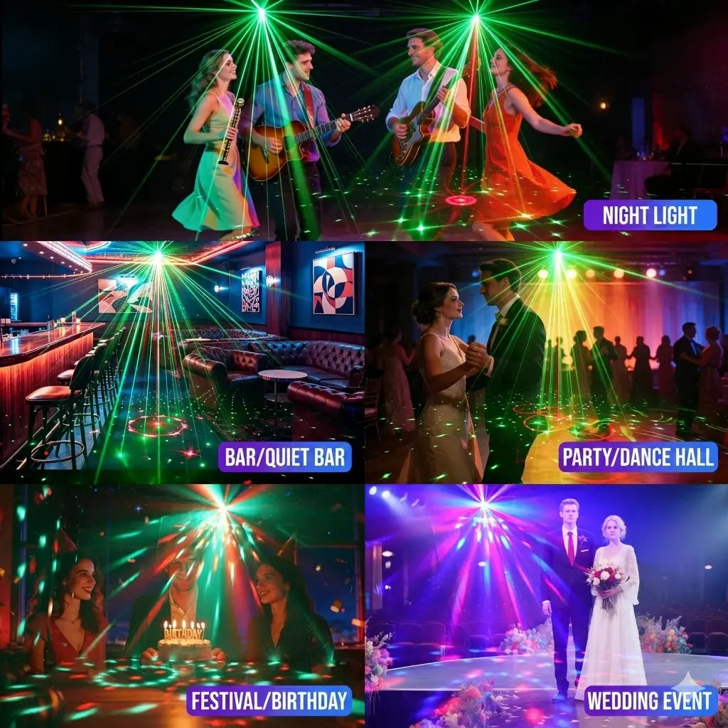 Mini Portable Party Laser Light Kit