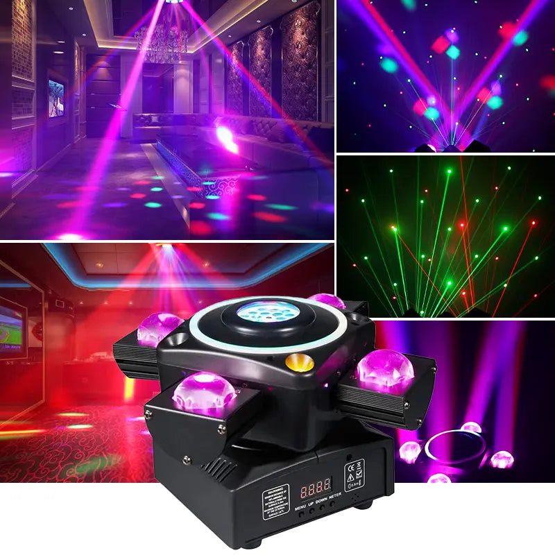 Four Arm Beam Party Lights