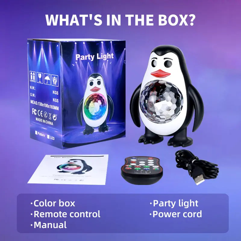 Penguin pattern party light