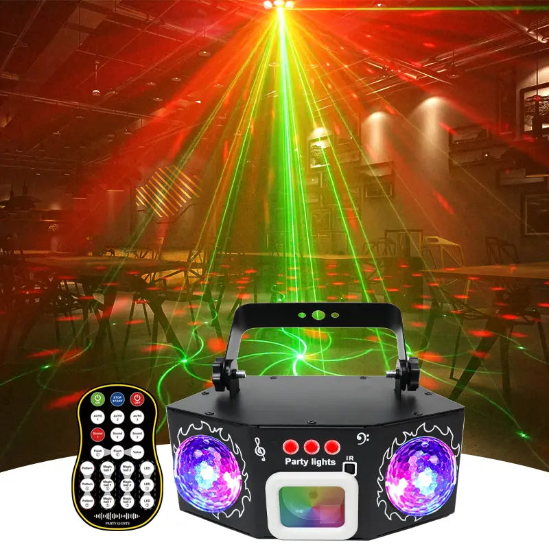 Double-headed magic ball party light