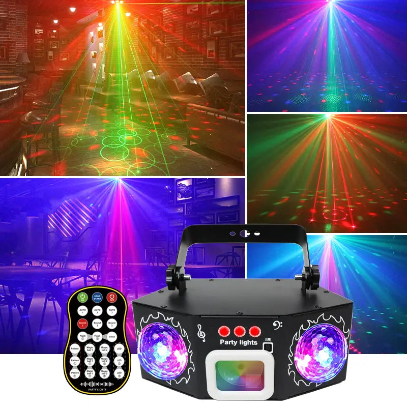 Double-headed magic ball party light