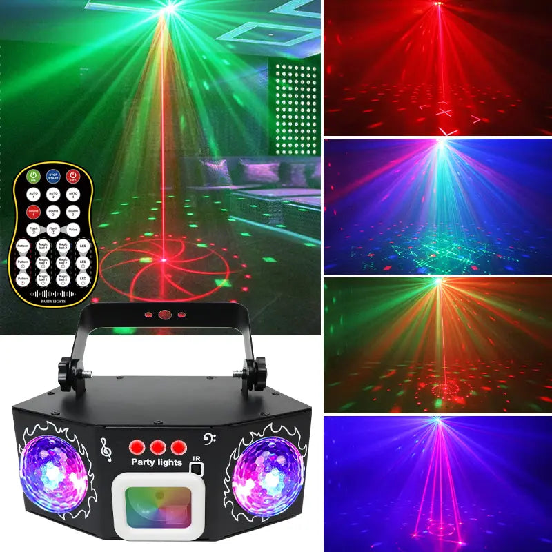 Double-headed magic ball party light