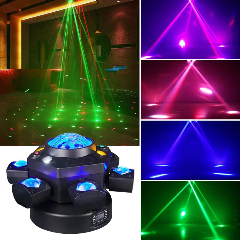Six Arms Moving Head Stage Light