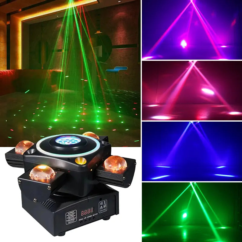 Four Arm Beam Party Lights