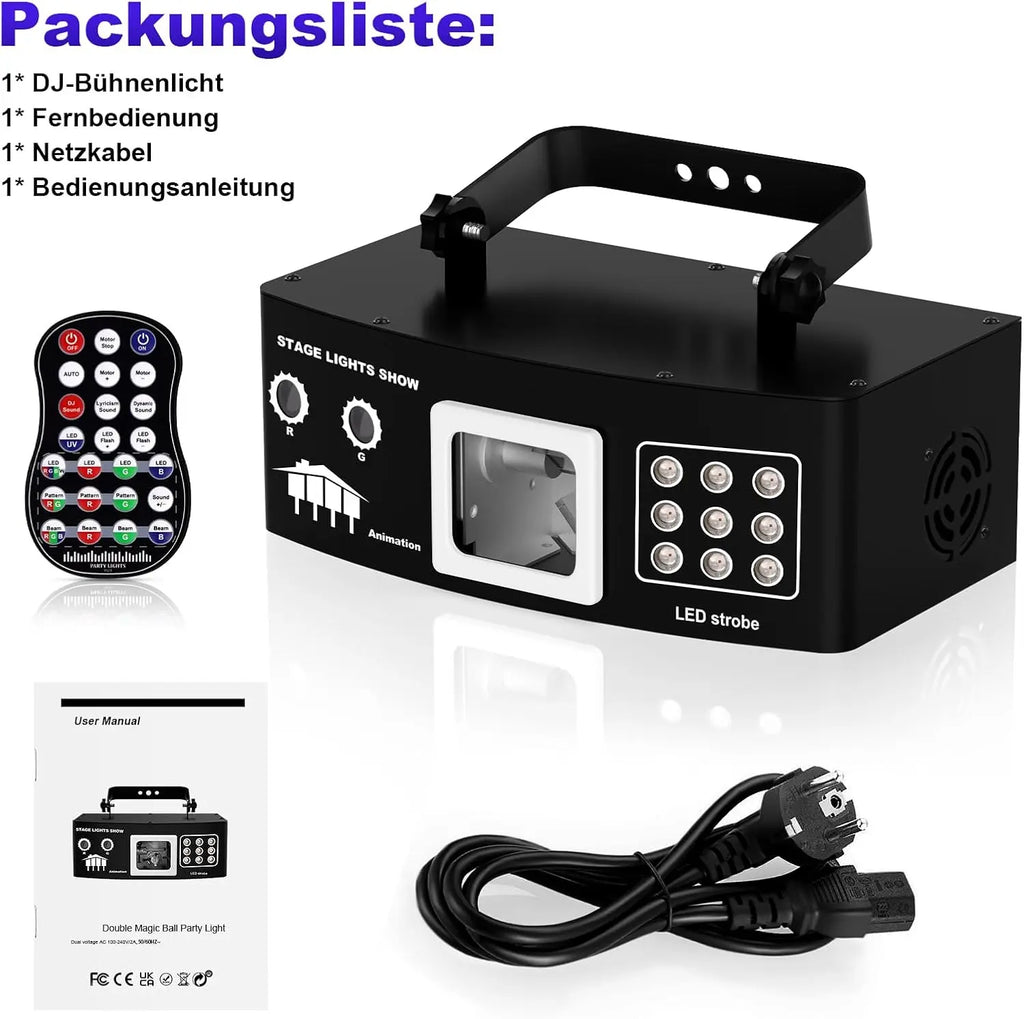 12 hole beam laser light