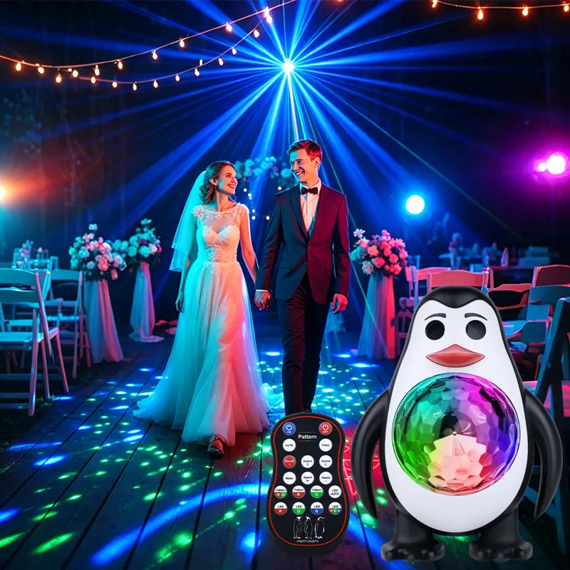 Penguin pattern party light