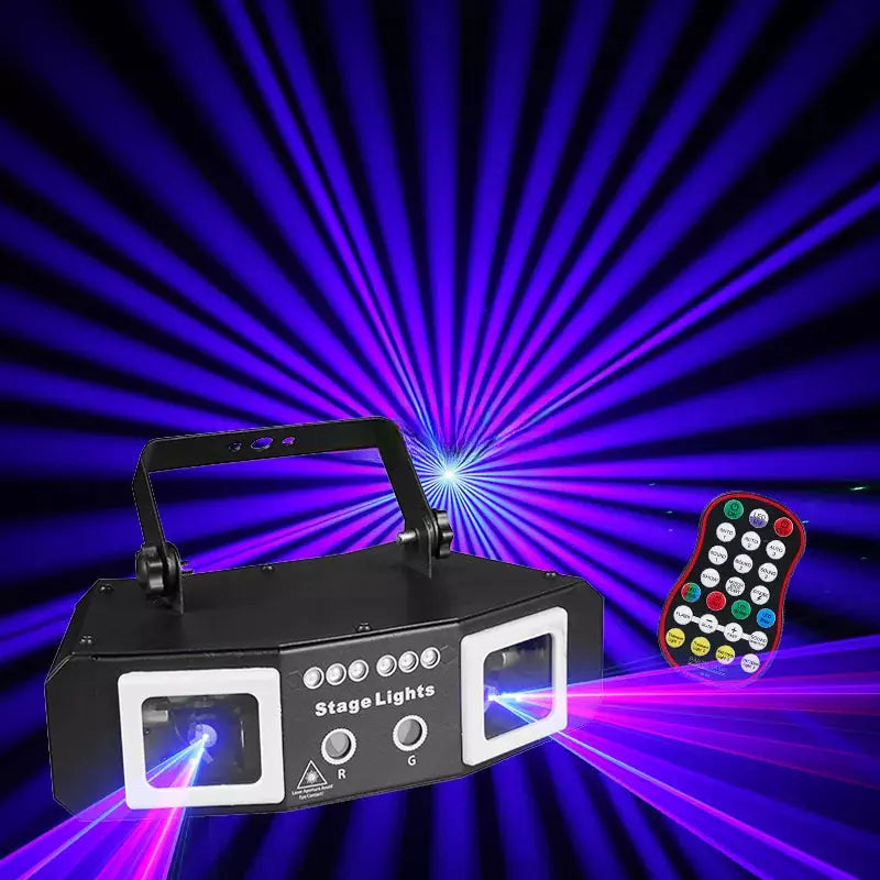 2 in 1 Dual Hole Scanning Strobe  Laser Light-B30
