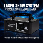 🔥 🔥 🔥 M9 Single Head Laser Licht | 500mW RGB Full Color DMX512 Bühnen Party Licht - Luzshow