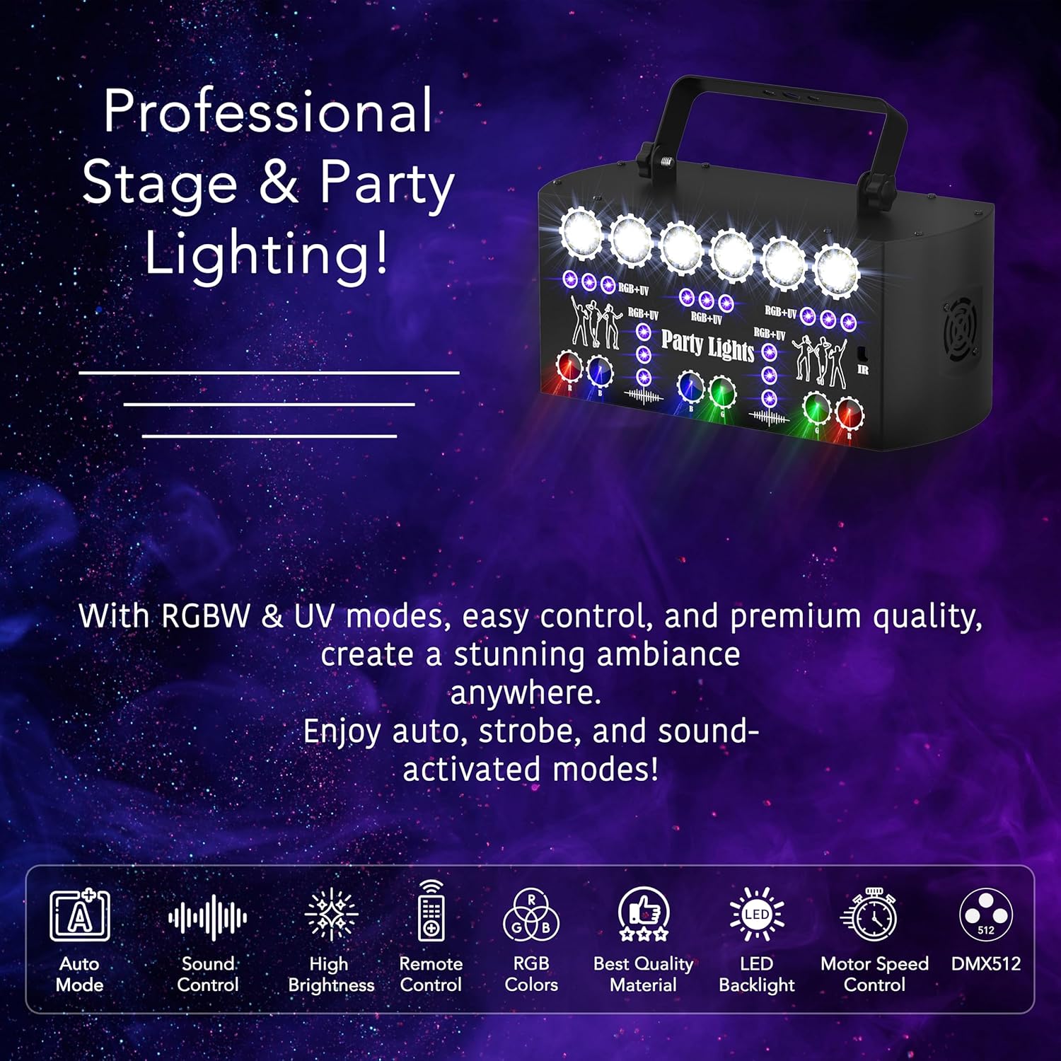 RGB Disco Laser Light 27 Eye | Luzshow M4