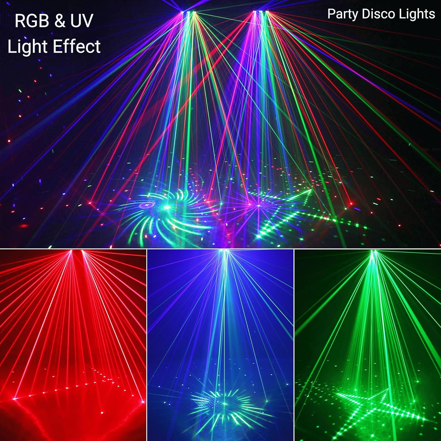 RGB Disco Laser Light 27 Eye | Luzshow M4