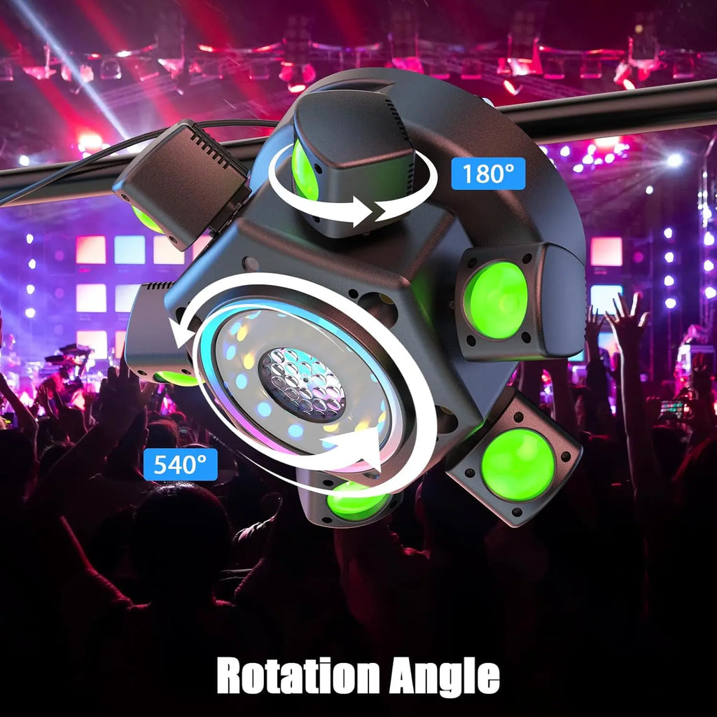New Six-arm Mirror Effect Moving Head Light-E9