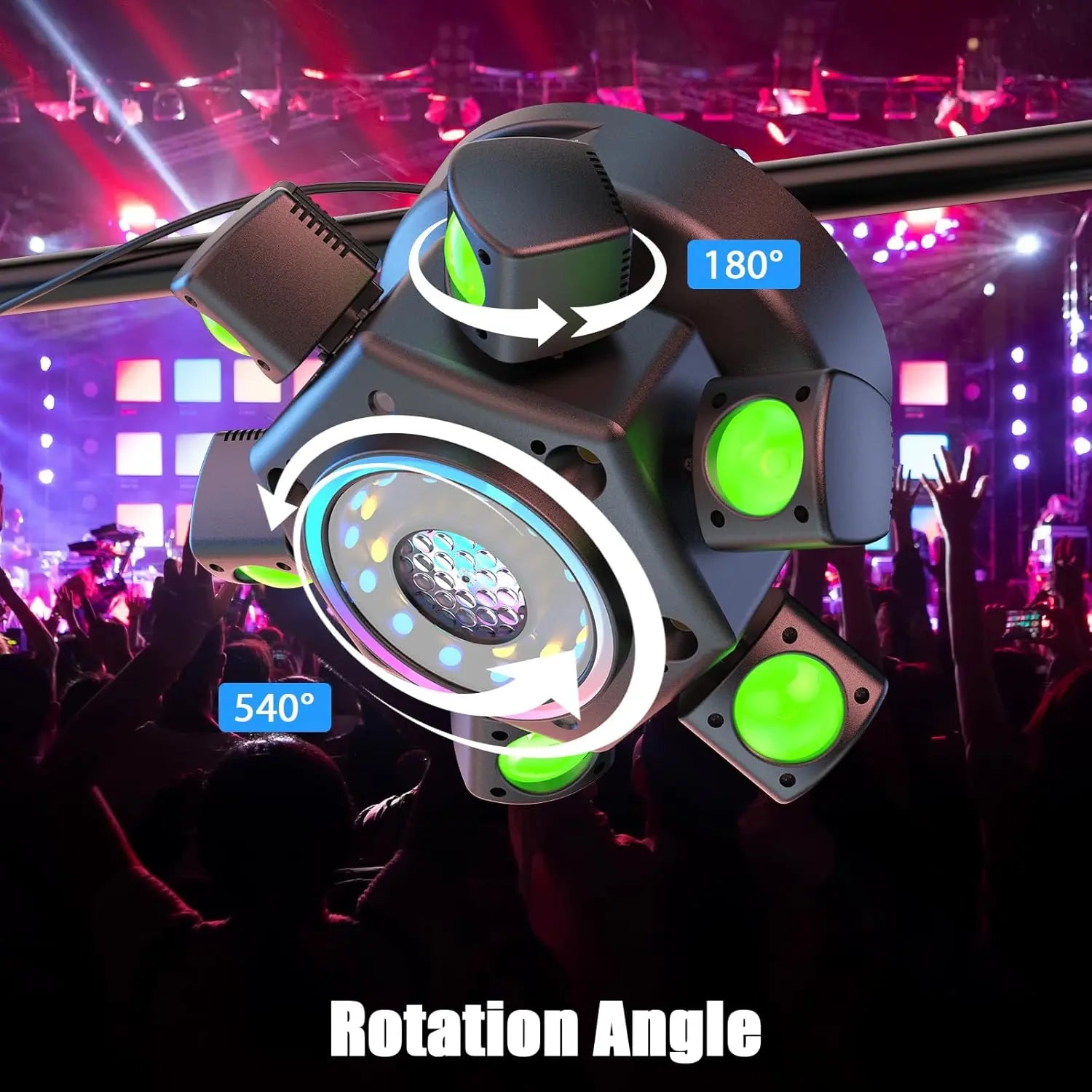 New Six-arm Mirror Effect Moving Head Light-E9