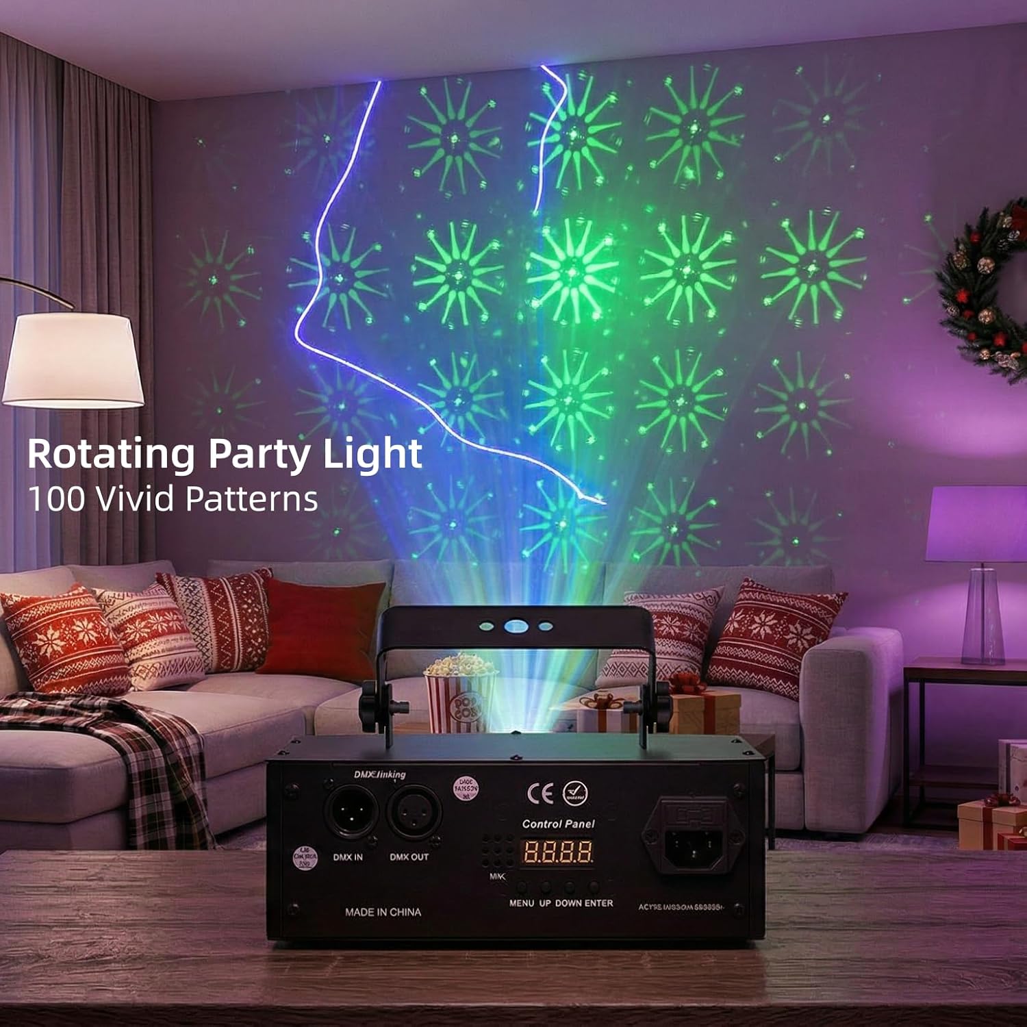 M11 12-Loch-Beam-Laserlicht | 500mW 7-Farben DMX512 Bühnen-Partylicht - Luzshow