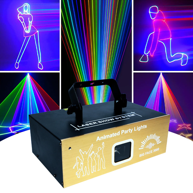 3W RGB Animation Laser Light | Luzshow F22