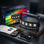F2 45-LED Vollfarb-Stroboskoplicht | 6-Farben USB-Bühnen-Party-Stroboskoplicht - Luzshow