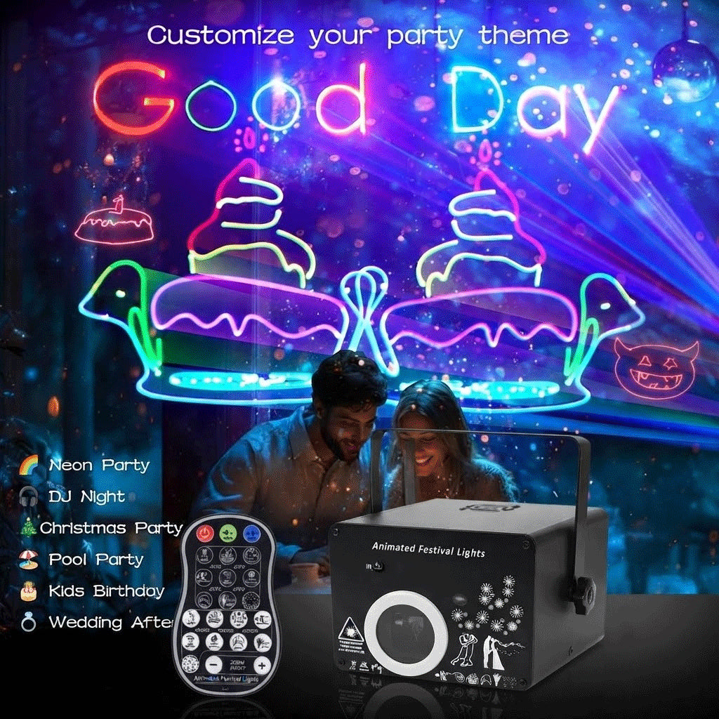 Festival animation laser light | Luzshow F5