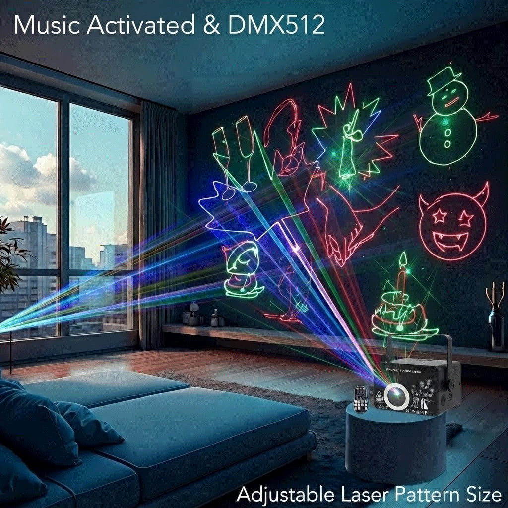 Festival animation laser light | Luzshow F5