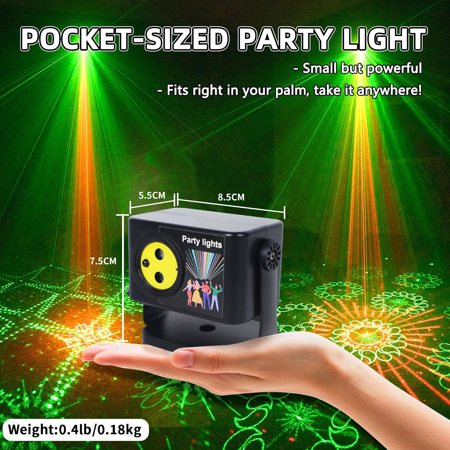 RG Mini Party Laser Light | Luzshow M15