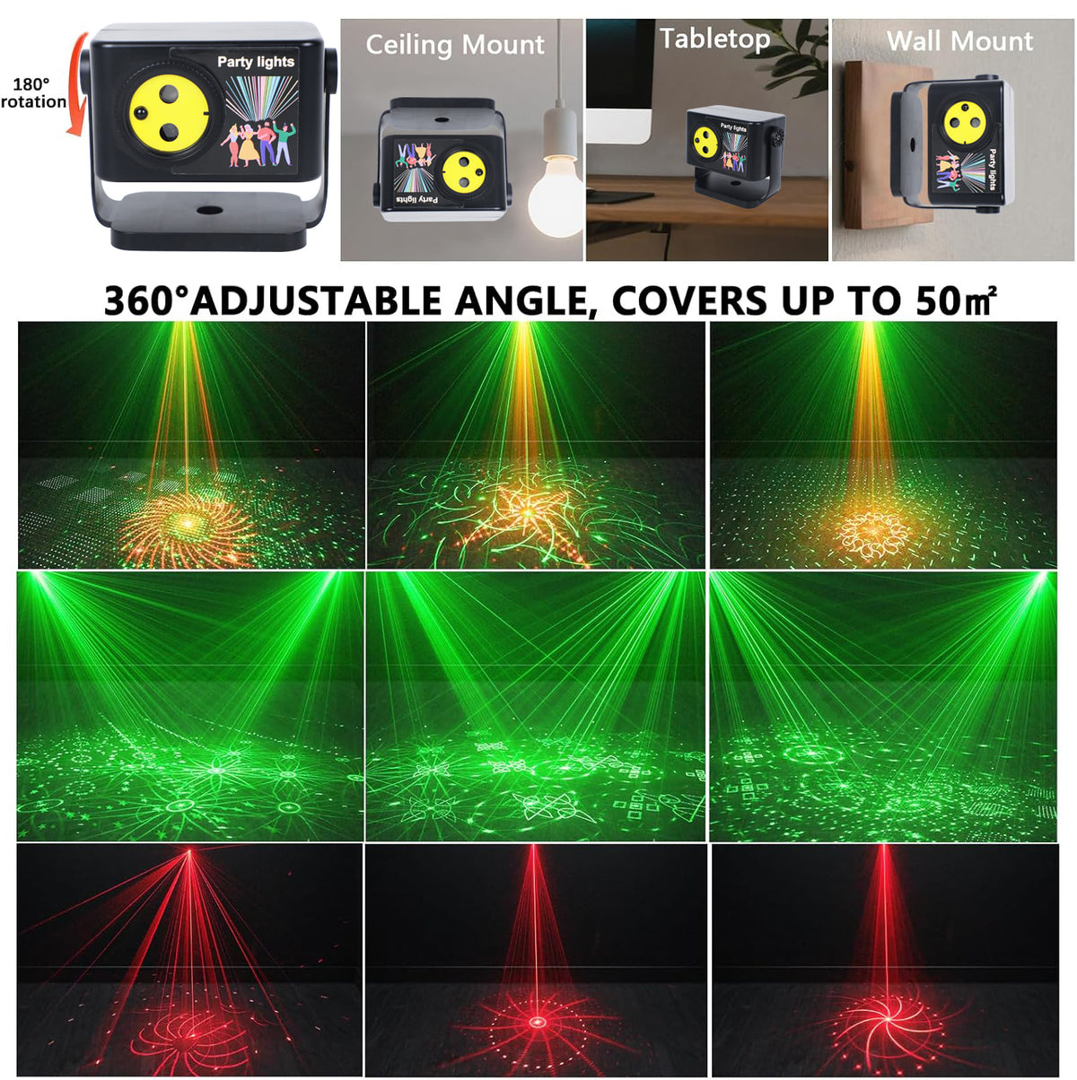 RG Mini Party Laser Light | Luzshow M15