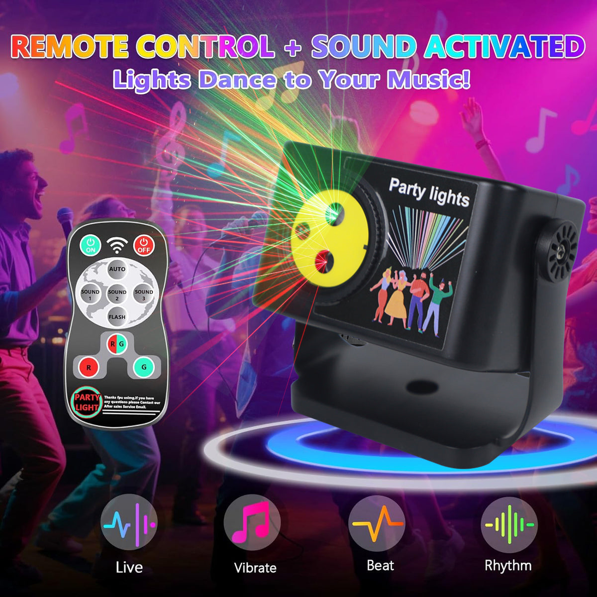 RG Mini Party Laser Light | Luzshow M15