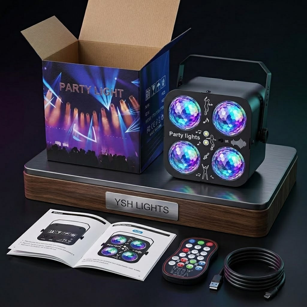 M17 Mini Aurora Projektor Beam Light | 6W RGB LED USB Bühne Party Atmosphäre Licht - Luzshow