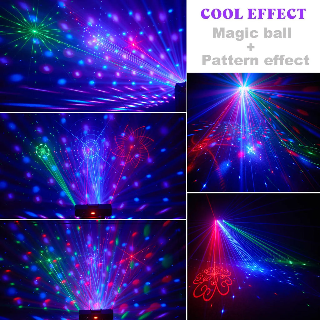 Six-in-one stage laser beam light
