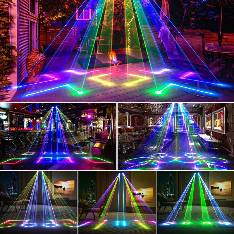 iOS/Android APP animation full color laser light
