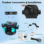 New Six-arm Mirror Effect Moving Head Light-E9