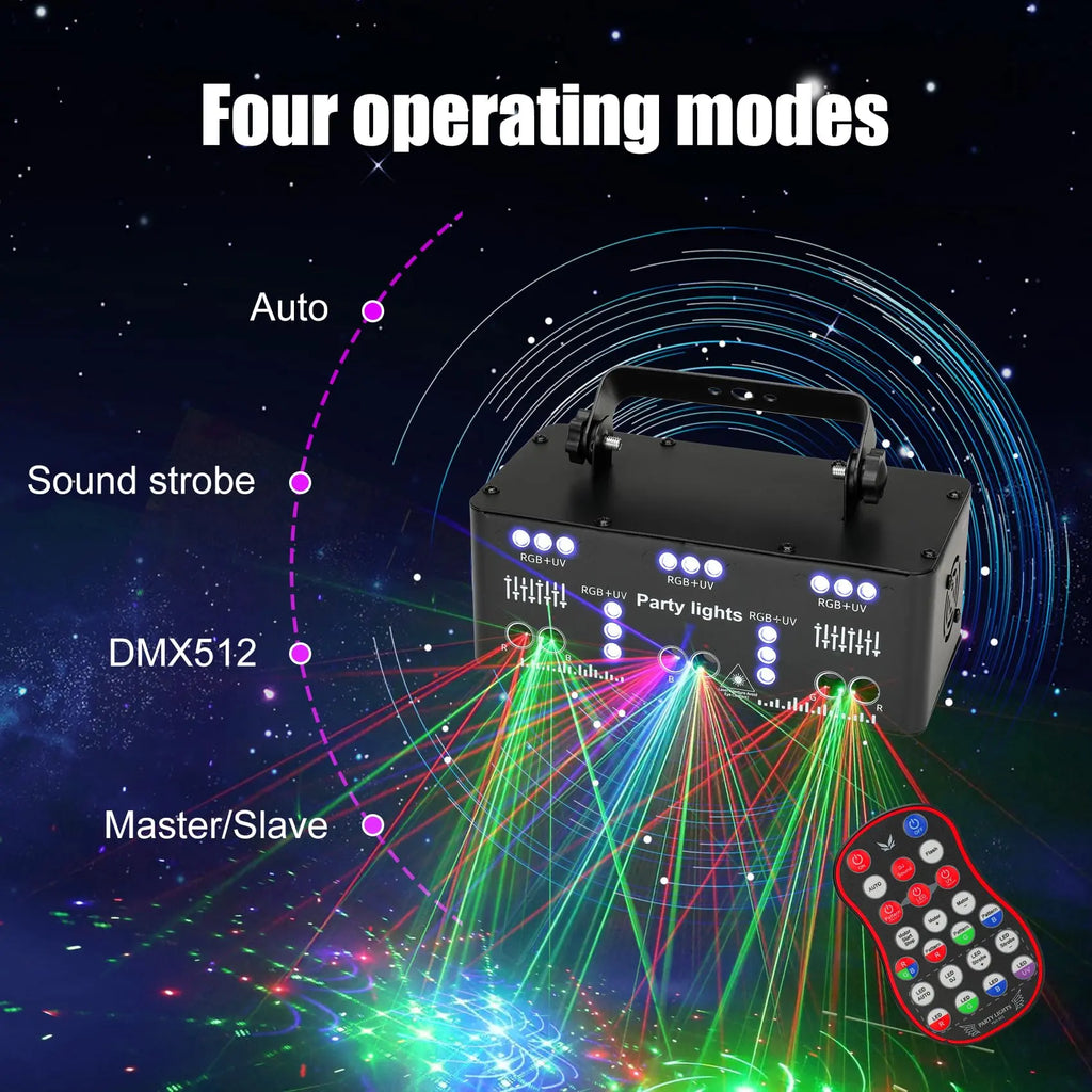 21 holes 4 in 1 RGB disco laser light-B5